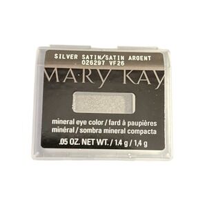 New‎ In Package Mary Kay Mineral Eye Color Silver Satin Full Size 026297